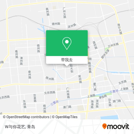 W与你花艺地图