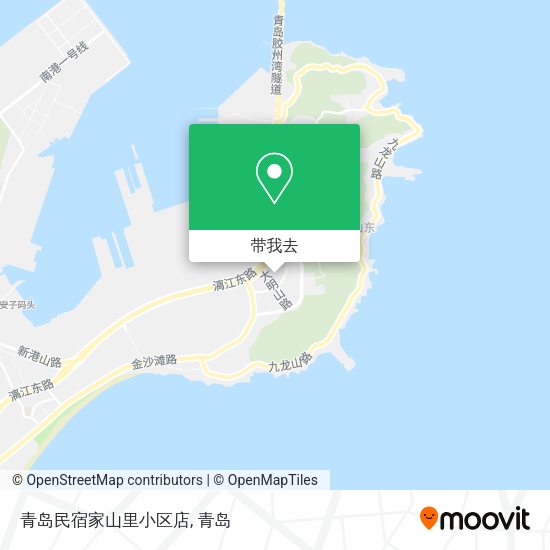 青岛民宿家山里小区店地图