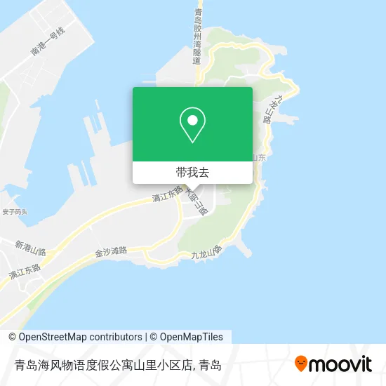 青岛海风物语度假公寓山里小区店地图