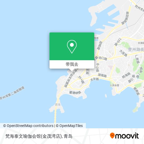 梵海泰文瑜伽会馆(金茂湾店)地图