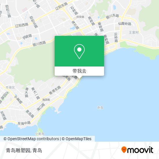 青岛雕塑园地图