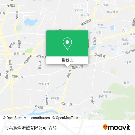 青岛辉煌雕塑有限公司地图