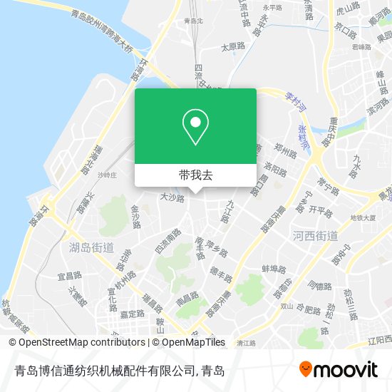 青岛博信通纺织机械配件有限公司地图