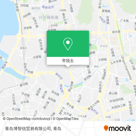 青岛博智信贸易有限公司地图