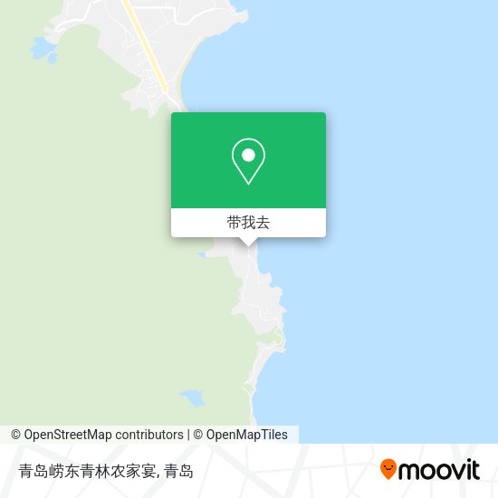 青岛崂东青林农家宴地图