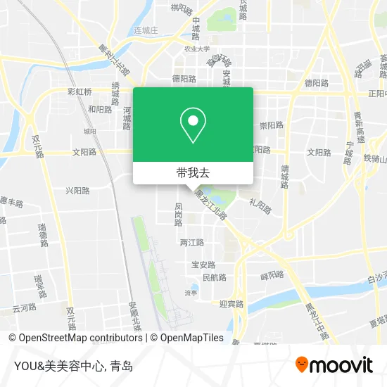 YOU&美美容中心地图