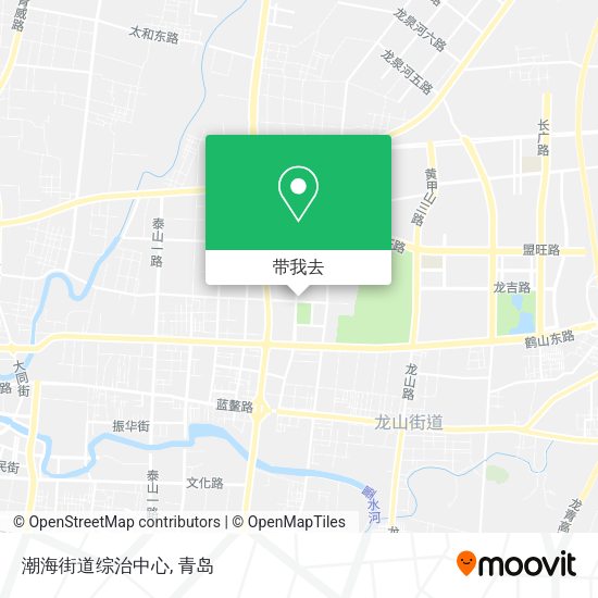 潮海街道综治中心地图
