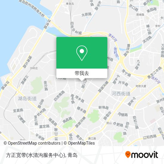 方正宽带(水清沟服务中心)地图