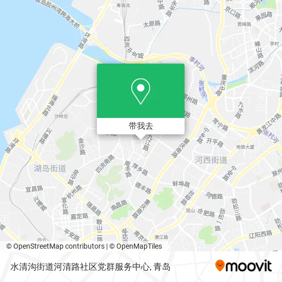 水清沟街道河清路社区党群服务中心地图
