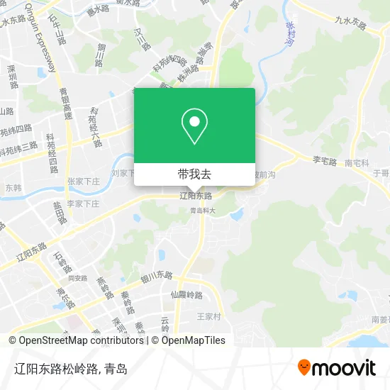 辽阳东路松岭路地图