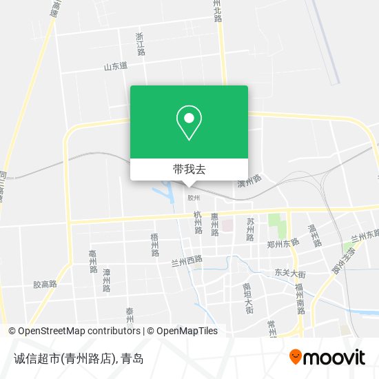 诚信超市(青州路店)地图