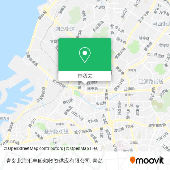 青岛北海汇丰船舶物资供应有限公司地图