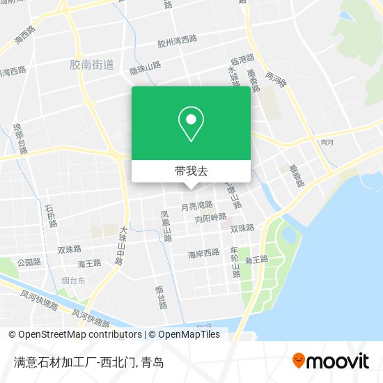 满意石材加工厂-西北门地图