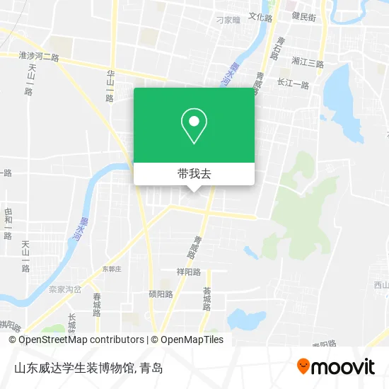 山东威达学生装博物馆地图