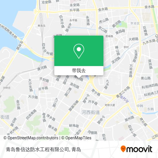 青岛鲁信达防水工程有限公司地图