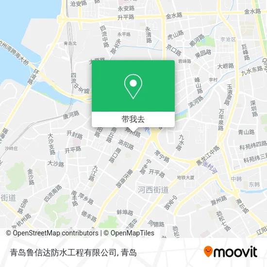 青岛鲁信达防水工程有限公司地图