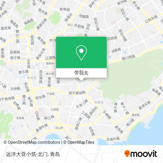 远洋大亚小筑-北门地图