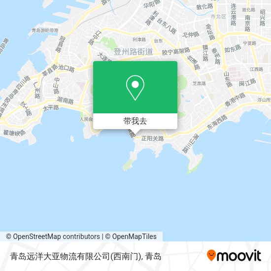 青岛远洋大亚物流有限公司(西南门)地图