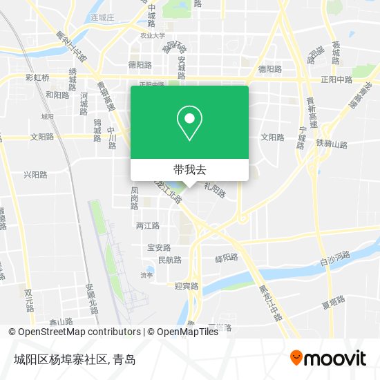 城阳区杨埠寨社区地图