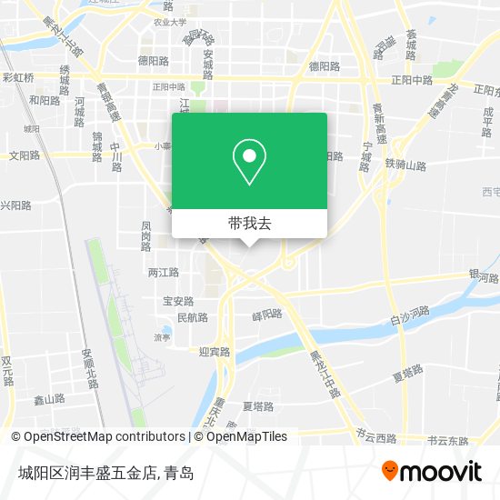 城阳区润丰盛五金店地图
