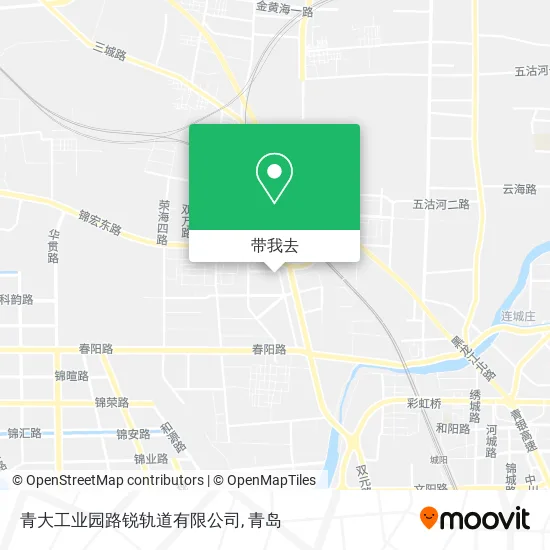 青大工业园路锐轨道有限公司地图