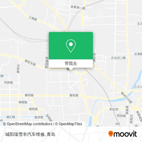 城阳瑞雪丰汽车维修地图