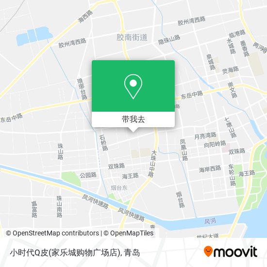 小时代Q皮(家乐城购物广场店)地图