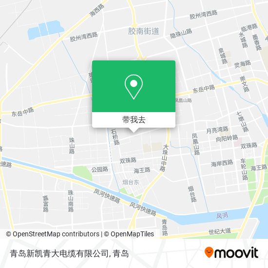 青岛新凯青大电缆有限公司地图