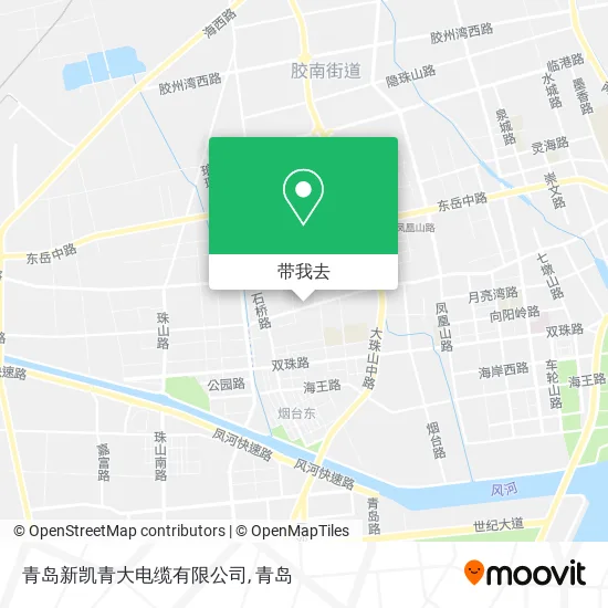 青岛新凯青大电缆有限公司地图