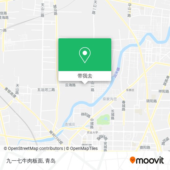 九一七牛肉板面地图