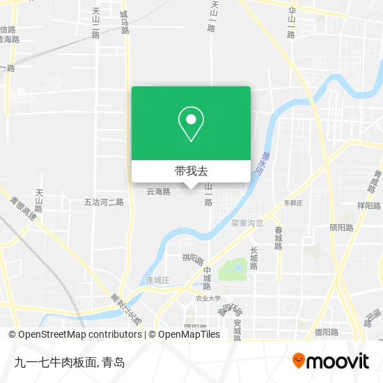 九一七牛肉板面地图