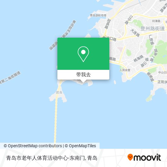 青岛市老年人体育活动中心-东南门地图
