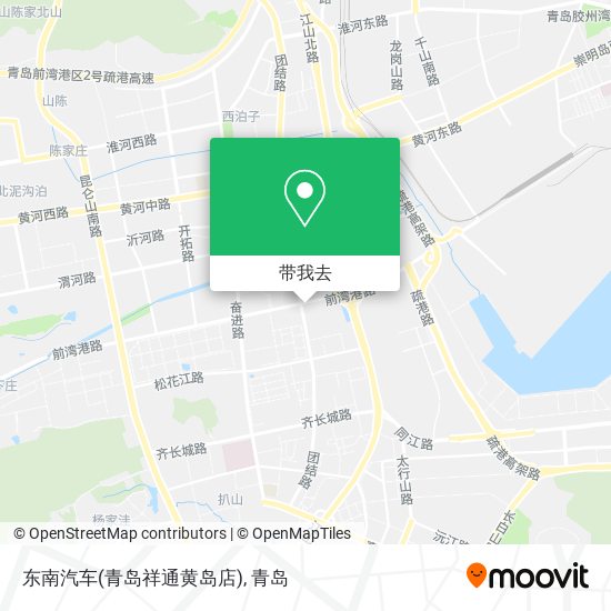 东南汽车(青岛祥通黄岛店)地图