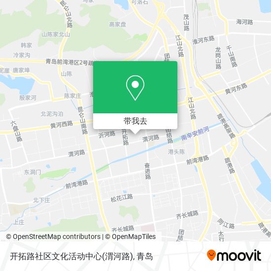 开拓路社区文化活动中心(渭河路)地图