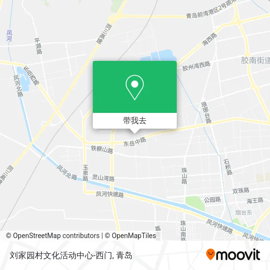 刘家园村文化活动中心-西门地图