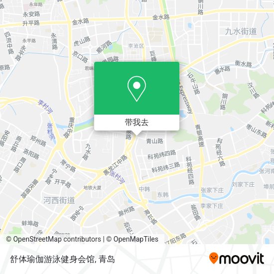 舒体瑜伽游泳健身会馆地图