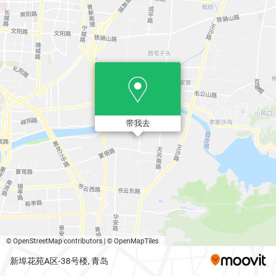 新埠花苑A区-38号楼地图