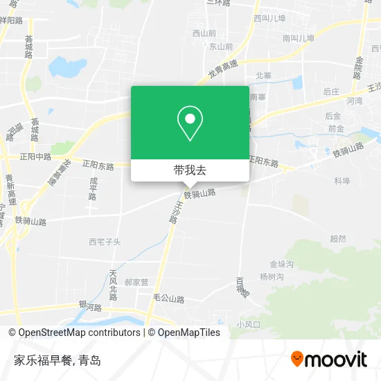 家乐福早餐地图