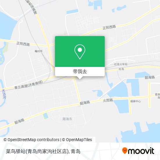 菜鸟驿站(青岛尚家沟社区店)地图