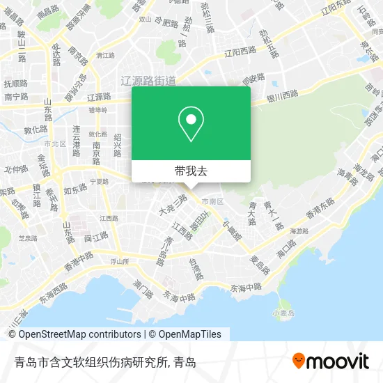 青岛市含文软组织伤病研究所地图