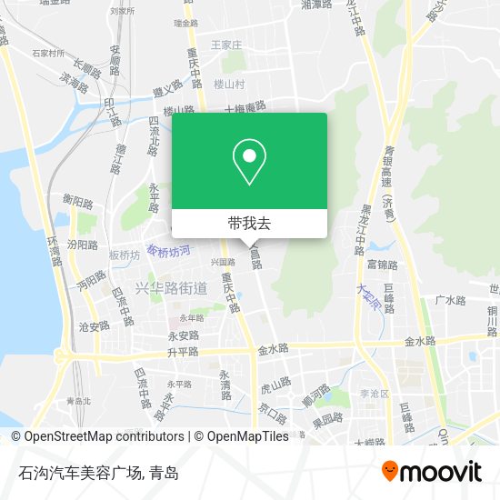 石沟汽车美容广场地图