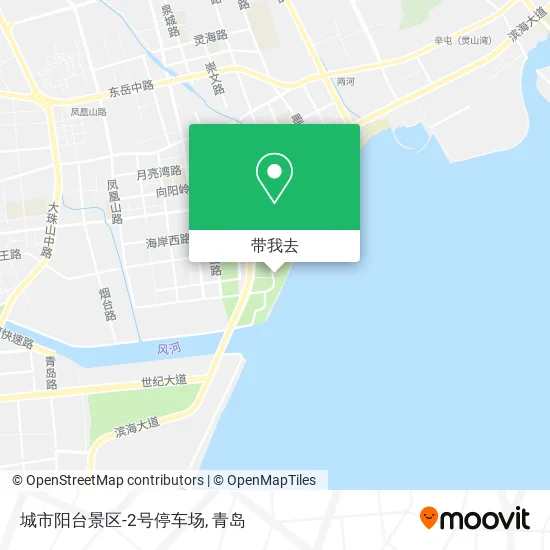 城市阳台景区-2号停车场地图