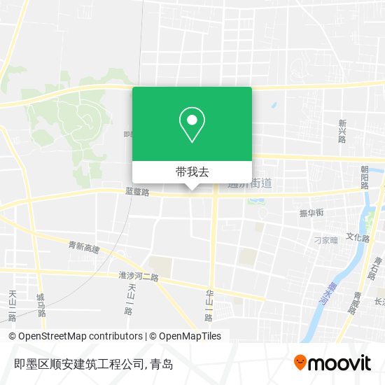 即墨区顺安建筑工程公司地图