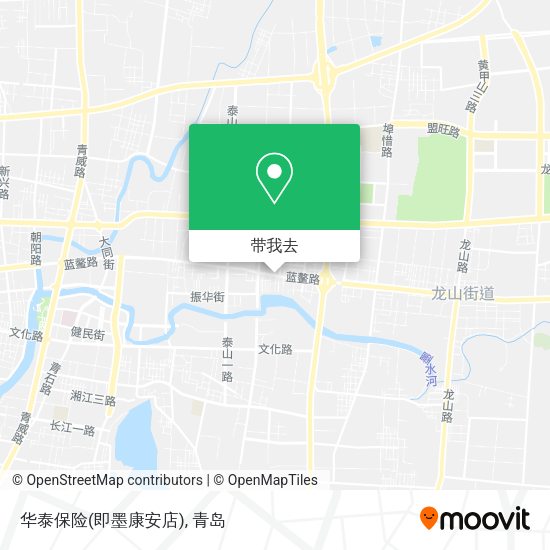 华泰保险(即墨康安店)地图