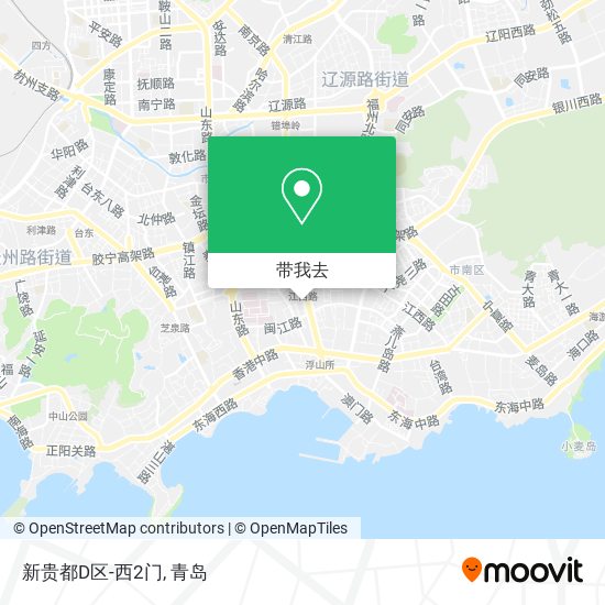 新贵都D区-西2门地图