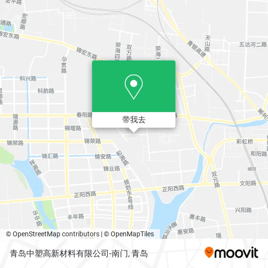 青岛中塑高新材料有限公司-南门地图