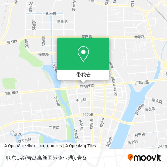 联东U谷(青岛高新国际企业港)地图