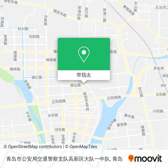 青岛市公安局交通警察支队高新区大队一中队地图