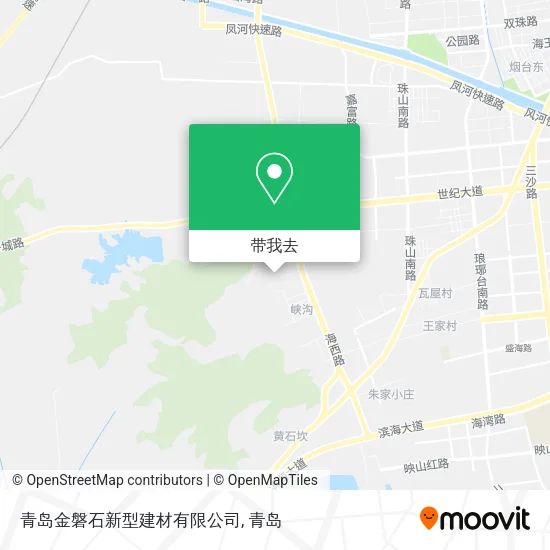 青岛金磐石新型建材有限公司地图