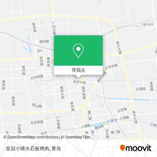 皇冠小猪火石板烤肉地图